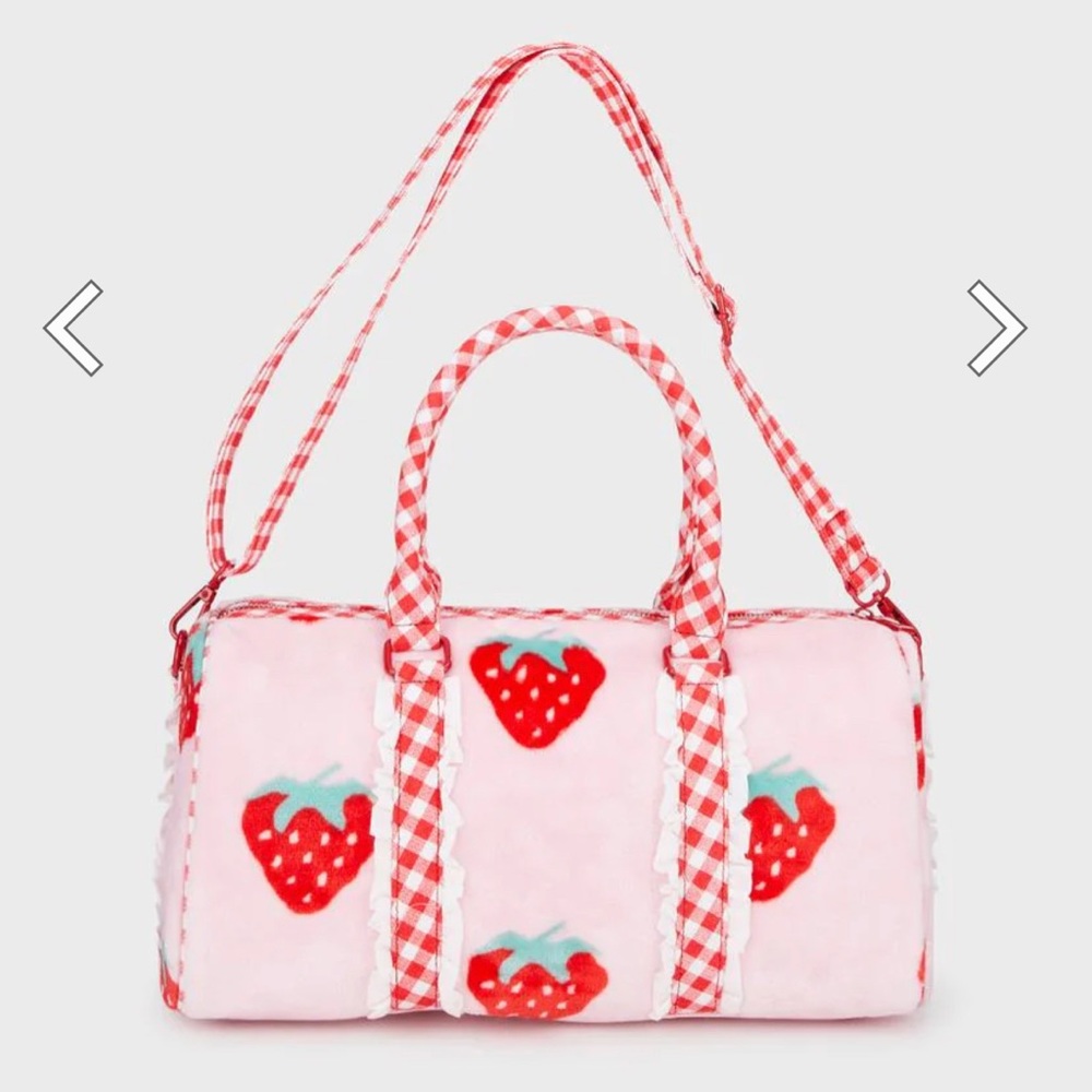Meadow Strawberry Shortcake mini weekender